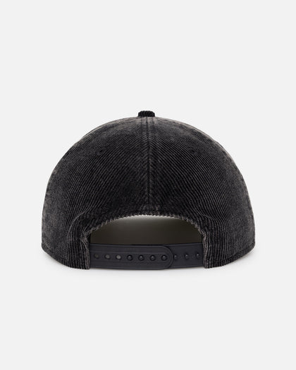 New Era Boston Red Sox 'Washed Corduroy Golfer' Pre-Curved Golfer Snapback Washed Black