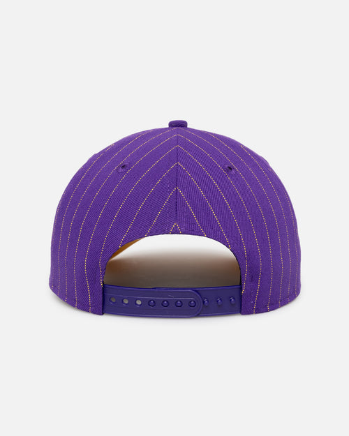 New Era Los Angeles Lakers '2-Tone Pinstripe' 9FORTY A-Frame Snapback Pinstripe