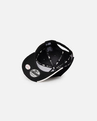 New Era Chicago White Sox 'Patchwork Corduroy' 9FORTY A-Frame Snapback Black/Cream