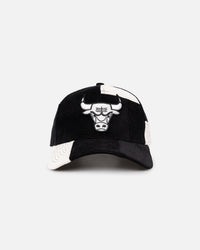 New Era Chicago Bulls 'Patchwork Corduroy' 9FORTY A-Frame Snapback Black/Cream