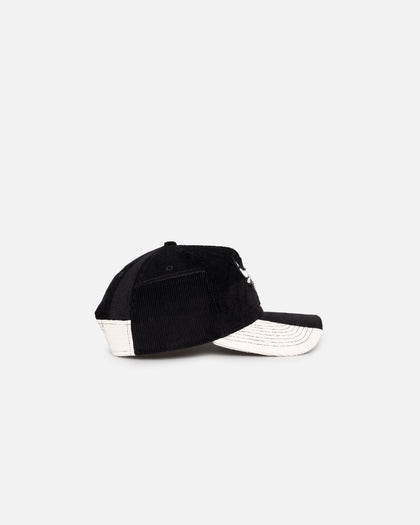 New Era Chicago Bulls 'Patchwork Corduroy' 9FORTY A-Frame Snapback Black/Cream
