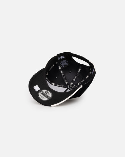 New Era Chicago Bulls 'Patchwork Corduroy' 9FORTY A-Frame Snapback Black/Cream