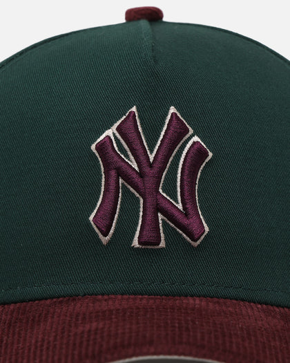 New Era New York Yankees 'Rhubarb Cord' 9FORTY A-Frame Snapback Dark Green