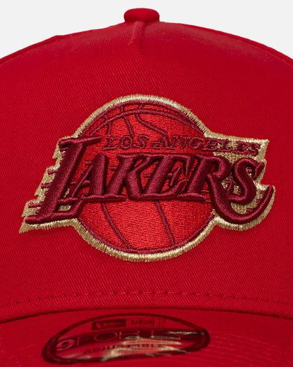 New Era Los Angeles Lakers 'Dragon Collection Lunar New Year' 9FORTY A-Frame Snapback Scarlet/Gold