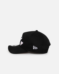 New Era Chicago Bulls 'Pink Satin Hearts' 9FORTY A-Frame Snapback Black/White