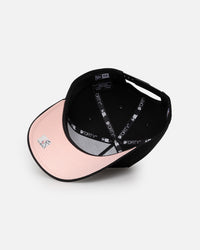 New Era Chicago Bulls 'Pink Satin Hearts' 9FORTY A-Frame Snapback Black/White