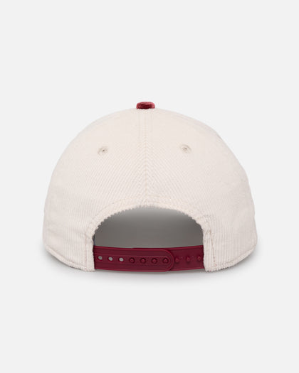 New Era Los Angeles Lakers 'Premium Corduroy Velvet' 9FORTY A-Frame Snapback Chrome White/Cardinal