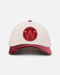 New Era Golden State Warriors 'Premium Corduroy Velvet' 9FORTY A-Frame Snapback Chrome White/Cardinal
