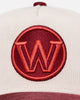 New Era Golden State Warriors 'Premium Corduroy Velvet' 9FORTY A-Frame Snapback Chrome White/Cardinal
