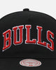 Mitchell & Ness Chicago Bulls Team Colour Wordmark MVP Snapback Black