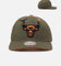 Mitchell & Ness Chicago Bulls 'Harmony of Hues' Pro Crown Snapback Olive/Orange