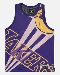 NBA Kids' Los Angeles Lakers Hedley Mesh Tank Purple