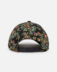 New Era Los Angeles Lakers 'Black Corduroy Floral Tapestry' 9FORTY A-Frame Snapback Tapestry/Black
