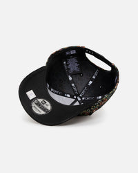 New Era Los Angeles Lakers 'Black Corduroy Floral Tapestry' 9FORTY A-Frame Snapback Tapestry/Black