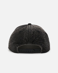 New Era Western Bulldogs 'Washed Corduroy' Pre-Curved Golfer Snapback Black/Kelly Green