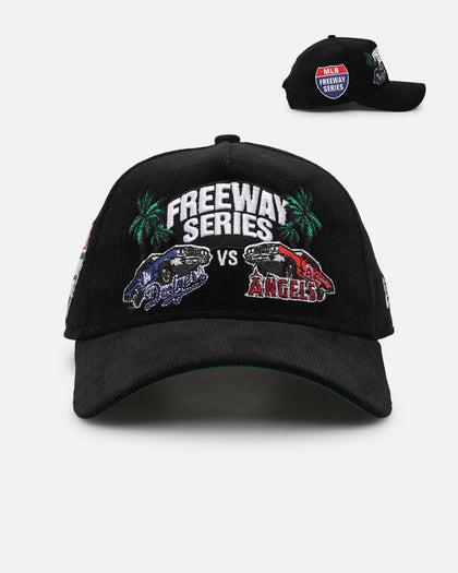 New Era Los Angeles Dodgers X Los Angeles Angels Freeway Series 9FORTY A-Frame Corduroy Snapback Black
