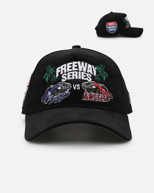 New Era Los Angeles Dodgers X Los Angeles Angels Freeway Series 9FORTY A-Frame Corduroy Snapback Black