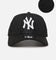 New Era New York Yankees 'Black All Over Mesh' 9FORTY A-Frame Trucker Snapback Black Rigid/Black