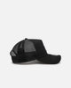 New Era New York Yankees 'Black All Over Mesh' 9FORTY A-Frame Trucker Snapback Black Rigid/Black