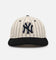 New Era New York Yankees 9FIFTY Retro Crown Strapback Off White/Black