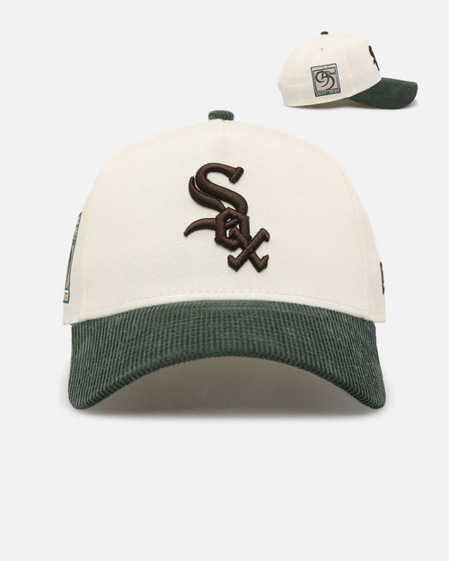 New Era Chicago White Sox 'Chrome White Green' Corduroy Visor 9FORTY A-Frame Snapback Chrome