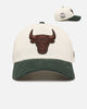 New Era Chicago Bulls 'Chrome White Green' Corduroy Visor 9FORTY A-Frame Snapback Chrome