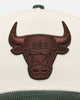 New Era Chicago Bulls 'Chrome White Green' Corduroy Visor 9FORTY A-Frame Snapback Chrome