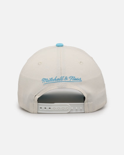 Mitchell & Ness Miami Heat 'Sky Blue' Pro Crown Snapback White Cream/Blue
