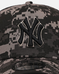 New Era New York Yankees 'Black Digi Camo' 9FORTY A-Frame Snapback Black/Grey