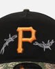 New Era Pittsburgh Pirates 'Realtree Grit 2.0' 9FORTY A-Frame Snapback Black/Green/Orange