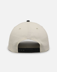 New Era Los Angeles Dodgers 'Leather Visor' 9FORTY A-Frame Snapback Chrome White/Black