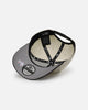 New Era Los Angeles Dodgers 'Leather Visor' 9FORTY A-Frame Snapback Chrome White/Black