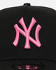 New Era New York Yankees 'Black Pink' 9FORTY A-Frame Snapback Black/Pink
