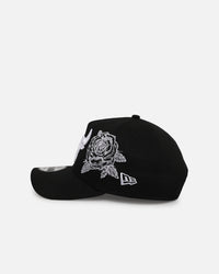 New Era Chicago Bulls 'Ornate Rose' 9FORTY A-Frame Snapback Black/White