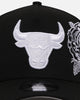 New Era Chicago Bulls 'Ornate Rose' 9FORTY A-Frame Snapback Black/White