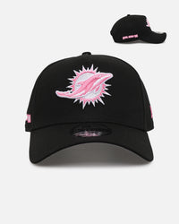 New Era Miami Dolphins 'Black Pink' 9FORTY A-Frame Snapback Black/Pink