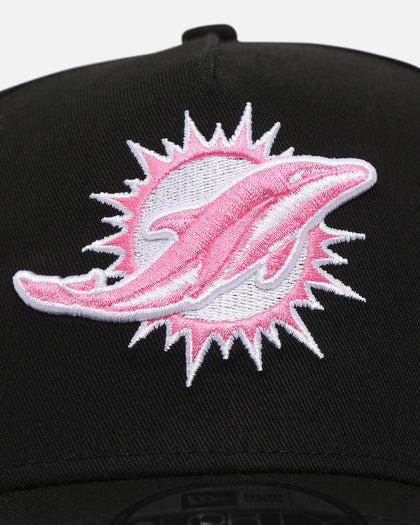 New Era Miami Dolphins 'Black Pink' 9FORTY A-Frame Snapback Black/Pink