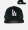 New Era Los Angeles Dodgers 'Plush Chenille' 9FORTY A-Frame Snapback Dark Green