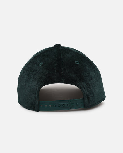 New Era Los Angeles Dodgers 'Plush Chenille' 9FORTY A-Frame Snapback Dark Green