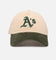 New Era Oakland Athletics 'Block Cord' 9TWENTY Corduroy Strapback Ivory