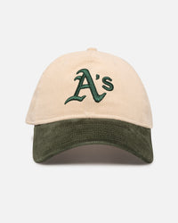 New Era Oakland Athletics 'Block Cord' 9TWENTY Corduroy Strapback Ivory