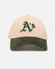 New Era Oakland Athletics 'Block Cord' 9TWENTY Corduroy Strapback Ivory