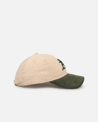 New Era Oakland Athletics 'Block Cord' 9TWENTY Corduroy Strapback Ivory