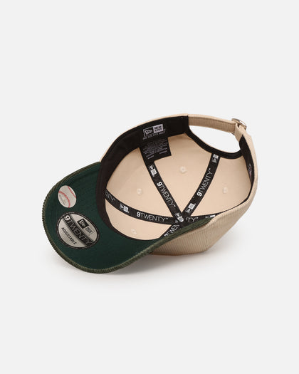 New Era Oakland Athletics 'Block Cord' 9TWENTY Corduroy Strapback Ivory