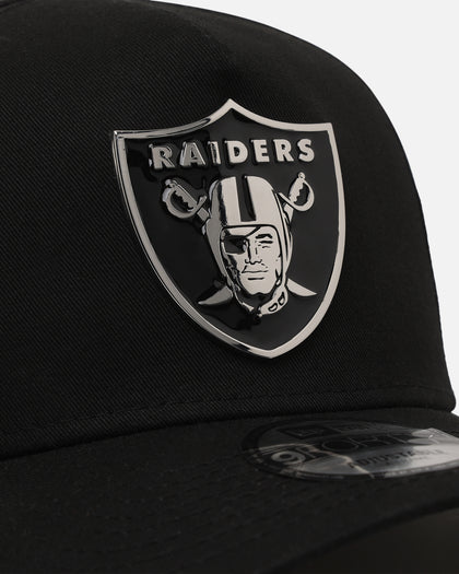 New Era Las Vegas Raiders 'Gold Medal Badge' 9FORTY A-Frame Snapback Black/White/Green