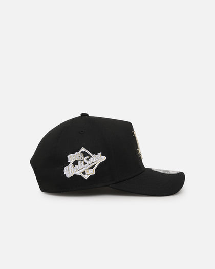 New Era Los Angeles Dodgers 'Gold Medal Badge' 9FORTY A-Frame Snapback Black/White/Green