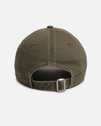 New Era Los Angeles Dodgers 'Frayed' 9TWENTY Strapback Green Med