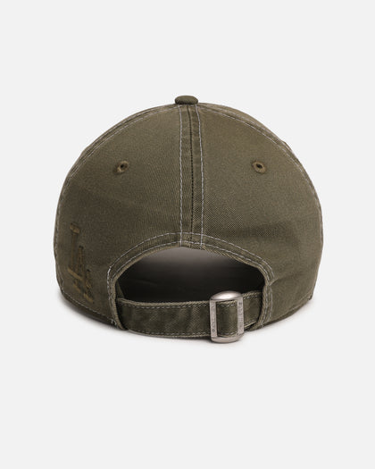 New Era Los Angeles Dodgers 'Frayed' 9TWENTY Strapback Green Med