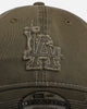 New Era Los Angeles Dodgers 'Frayed' 9TWENTY Strapback Green Med