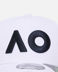 New Era Australian Open '25 Core Repreve® 9FORTY A-Frame Strapback White
